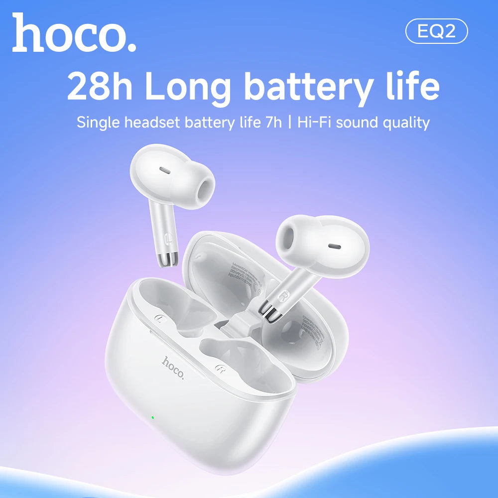 HOCO EQ2 Wireless Earbuds - Bluetooth 5.3 In-Ear Headphones