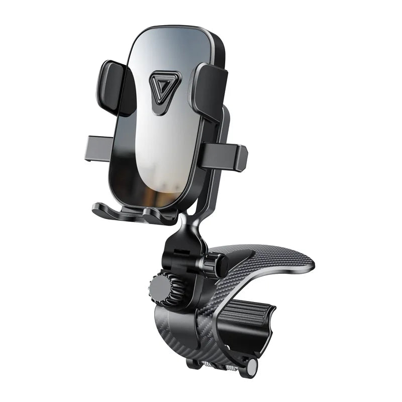 Gravity Dashboard Crocodile Clip Phone Mount for Car Navigation
