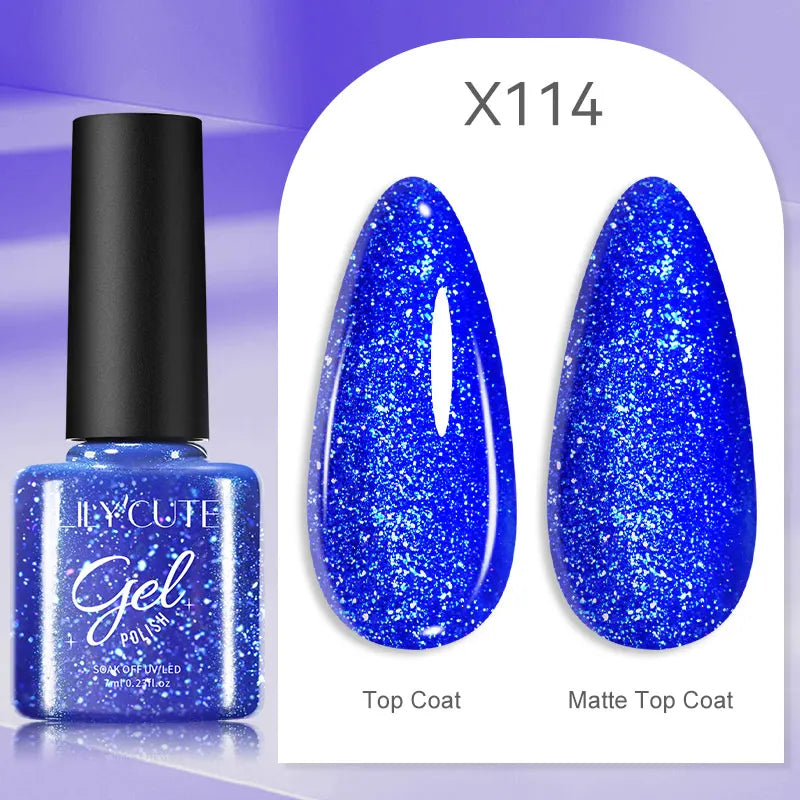 LILYCUTE Reflective Glitter Liner Nail Gel - 5ml