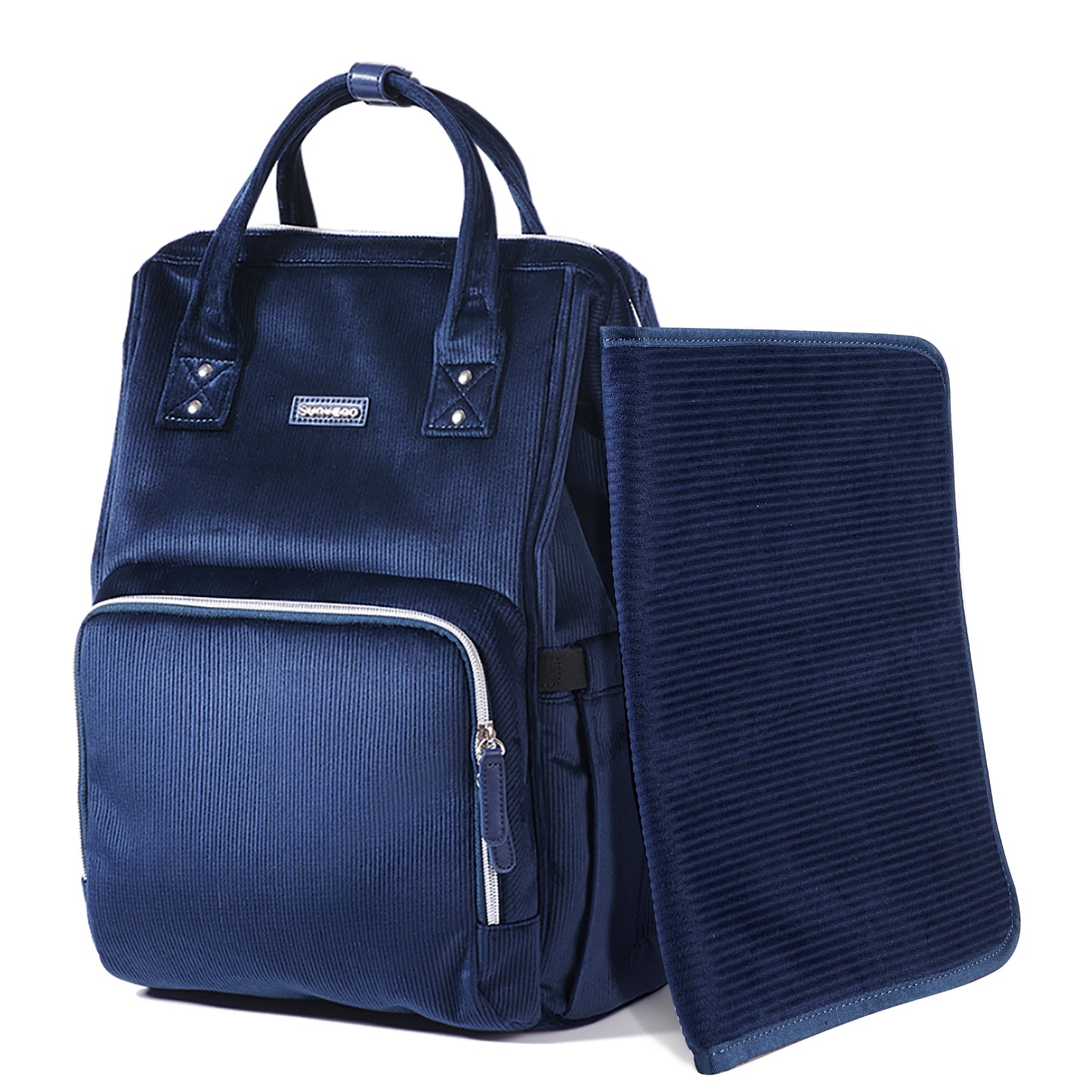 Travel Diaper Bag Backpack - Large Mommy Organizer with Zipper