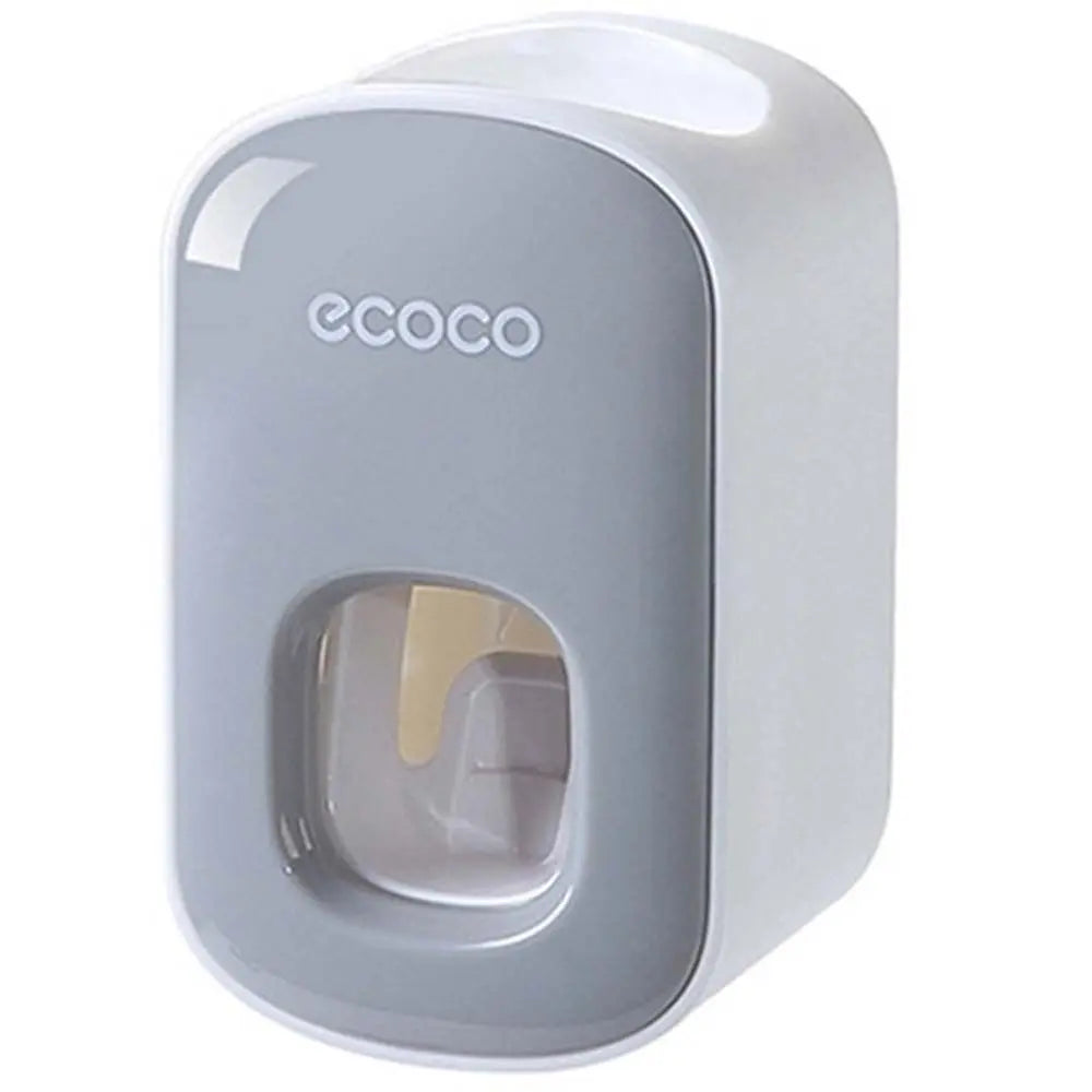 Wall Mounted Toothbrush Holder with Toothpaste Squeezer