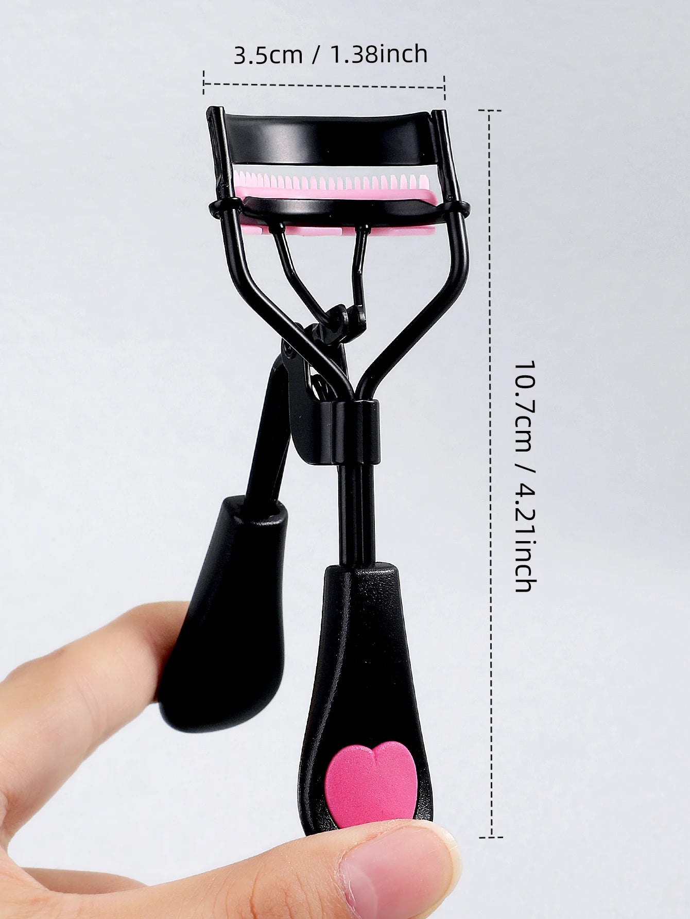 Stainless Steel Eyelash Curler - Comb Lash Shaping Tool