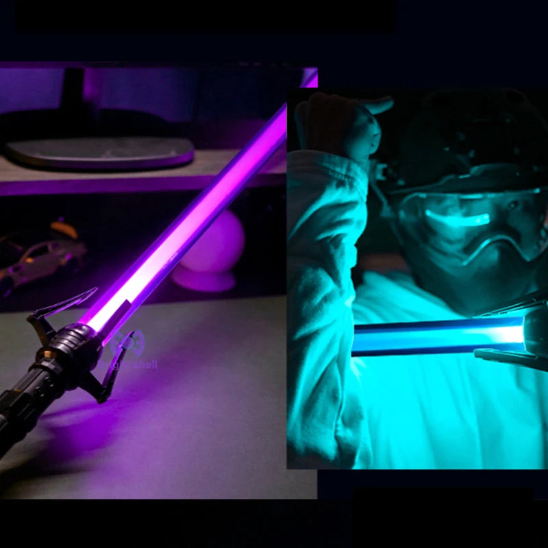 RGB Light Saber Toy - 7 Color Flashing Laser Sword Gift