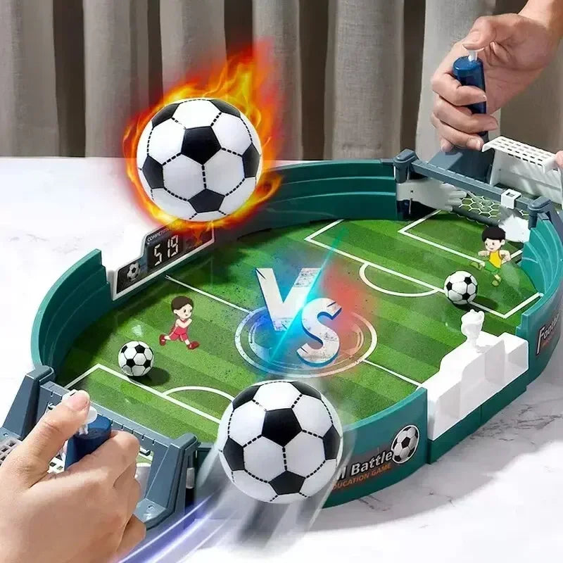 Two-Player Table Soccer Game Set - Indoor Kids Foosball Activity