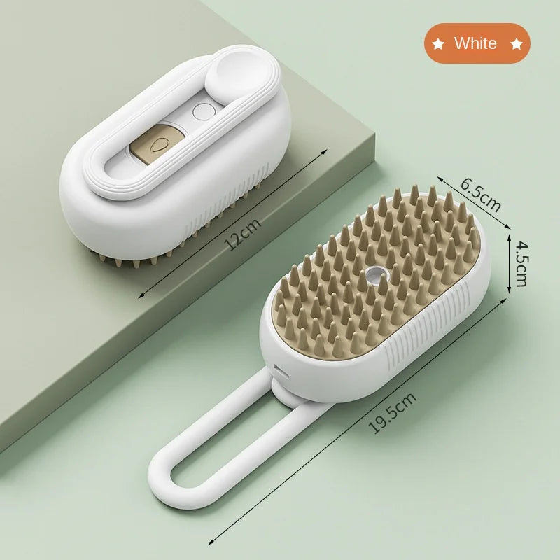 3-in-1 Electric Spray Grooming Brush for Dogs and Cats