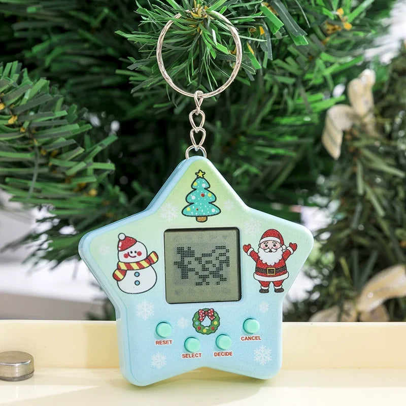 Transparent Virtual Pet Toy - 168-in-1 Nostalgic Digital Game