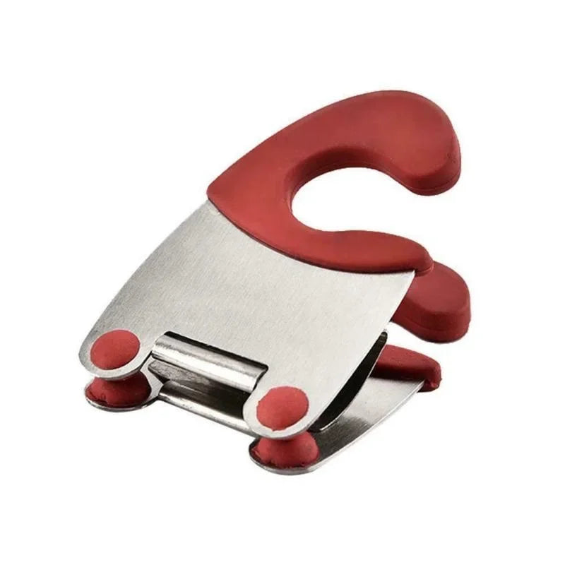 Anti-Scald Silicone Pot Clip and Spoon Holder