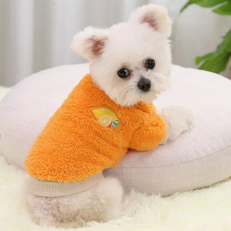Warm Fleece Hoodie for Small Dogs and Cats