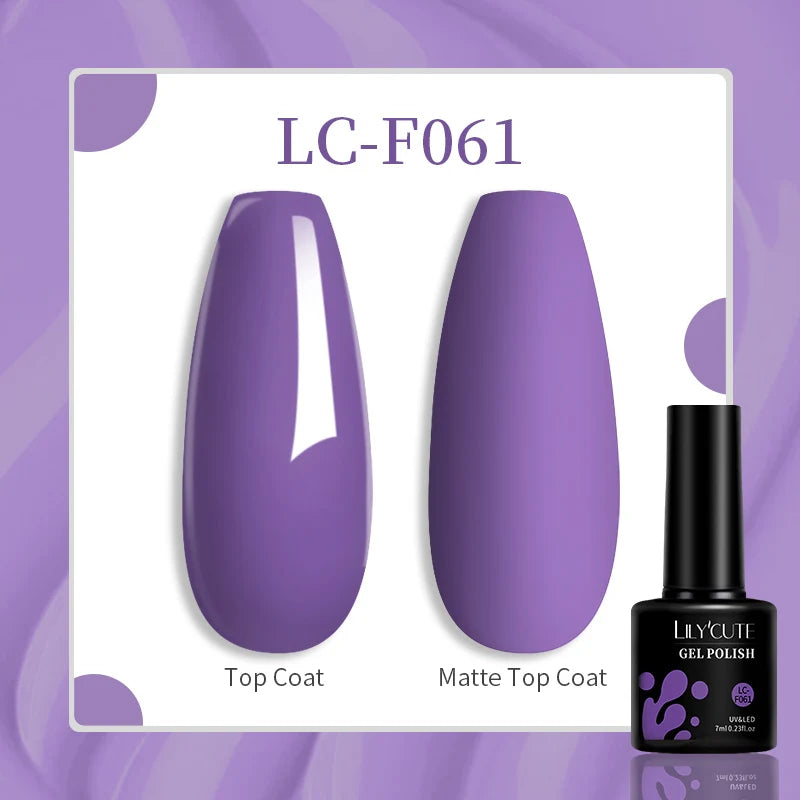 LILYCUTE 7ml Soak-Off UV Gel Nail Polish
