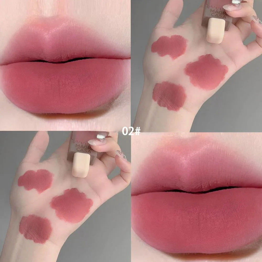 Chocolate Ice Cream Velvet Matte Lip Glaze