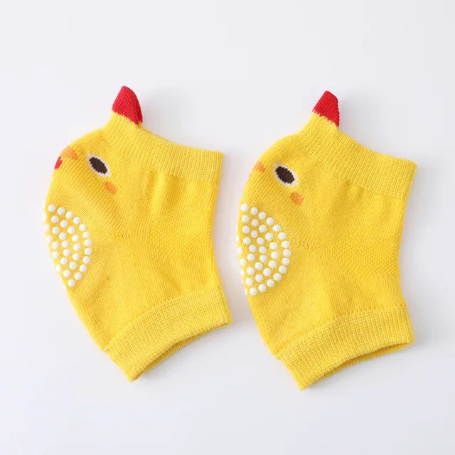 Cotton Baby Knee Pads - Anti-Slip Crawling Protectors for Toddlers