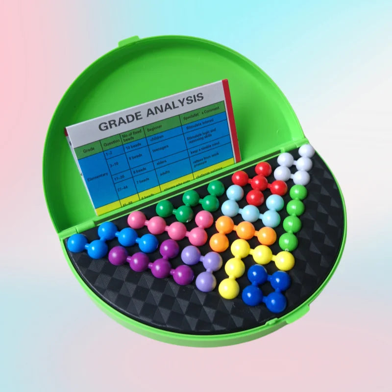 Classic IQ 3D Puzzle Board Game - Montessori Logic Bead Toy