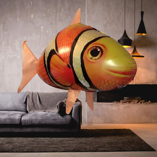 Remote Control Flying Shark Balloon Toy - Infrared RC Party Decor