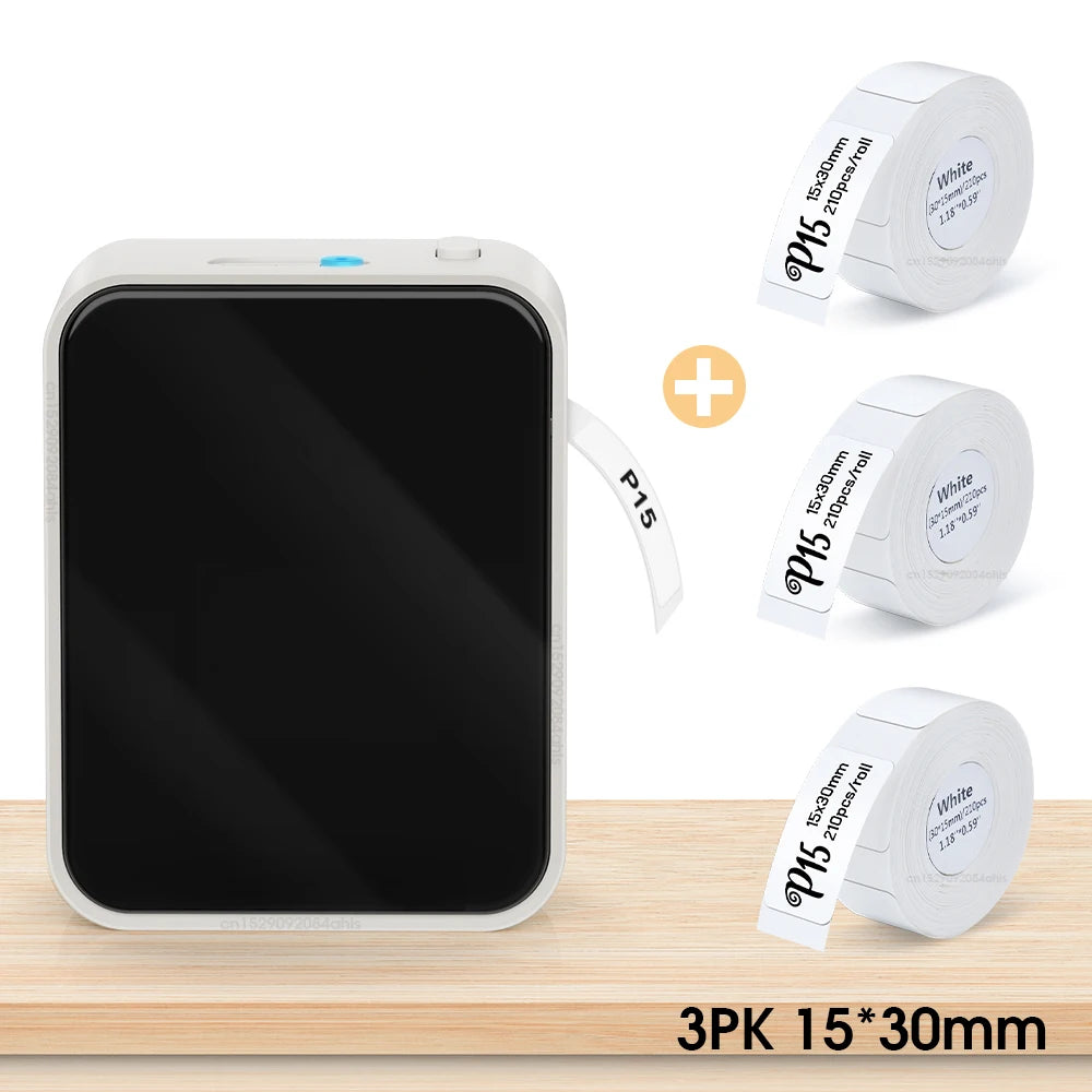 Marklife P15 Bluetooth Label Printer - Portable Inkless Sticker Maker
