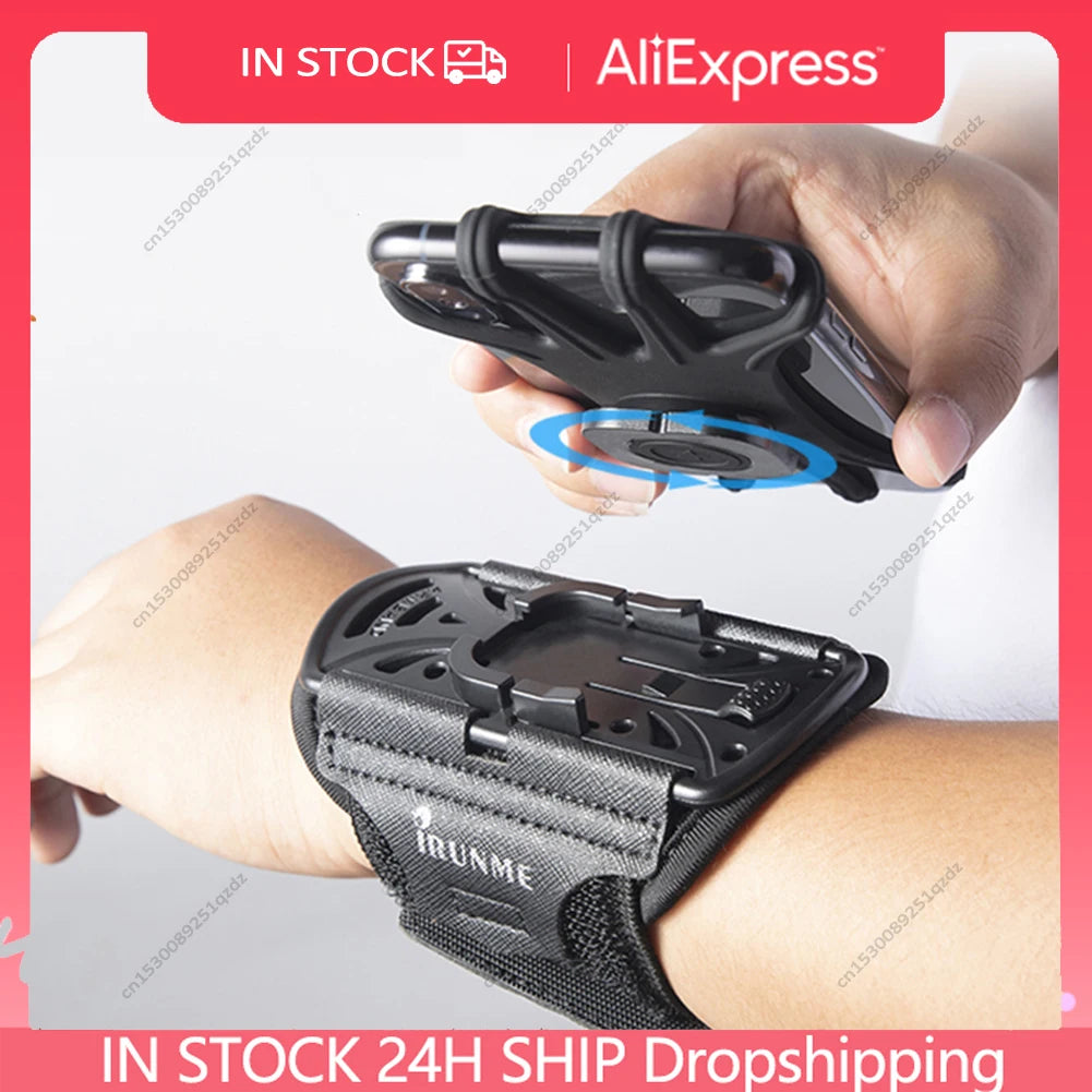 360-Degree Rotatable Running Armband Phone Holder