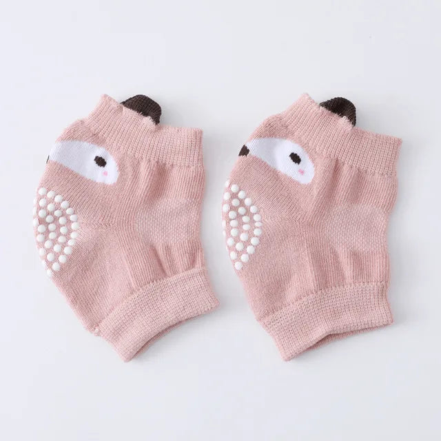 Cotton Baby Knee Pads - Anti-Slip Crawling Protectors for Toddlers