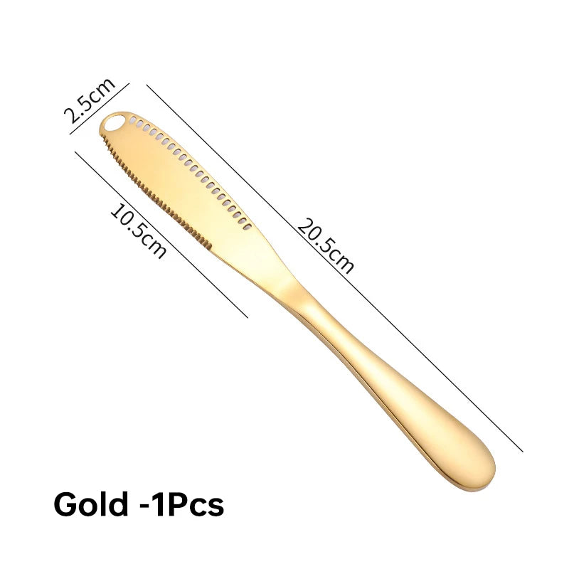 3-in-1 Stainless Steel Butter Knife and Spreader
