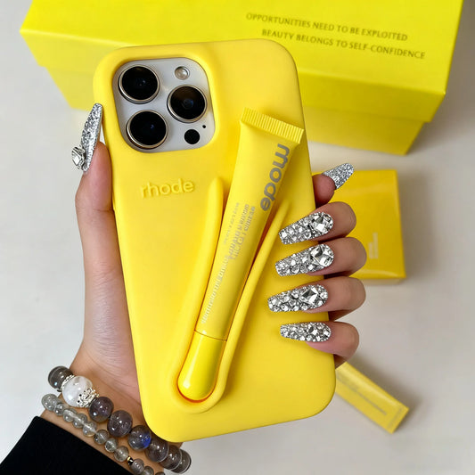 Lemontini Silicone iPhone Case - Makeup Lip Glaze Style Cover