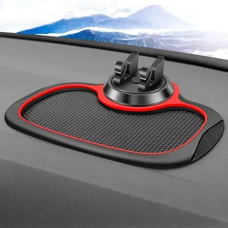 Car Dashboard Anti-Slip Phone Mat - Silicone Sticky Mount Pad