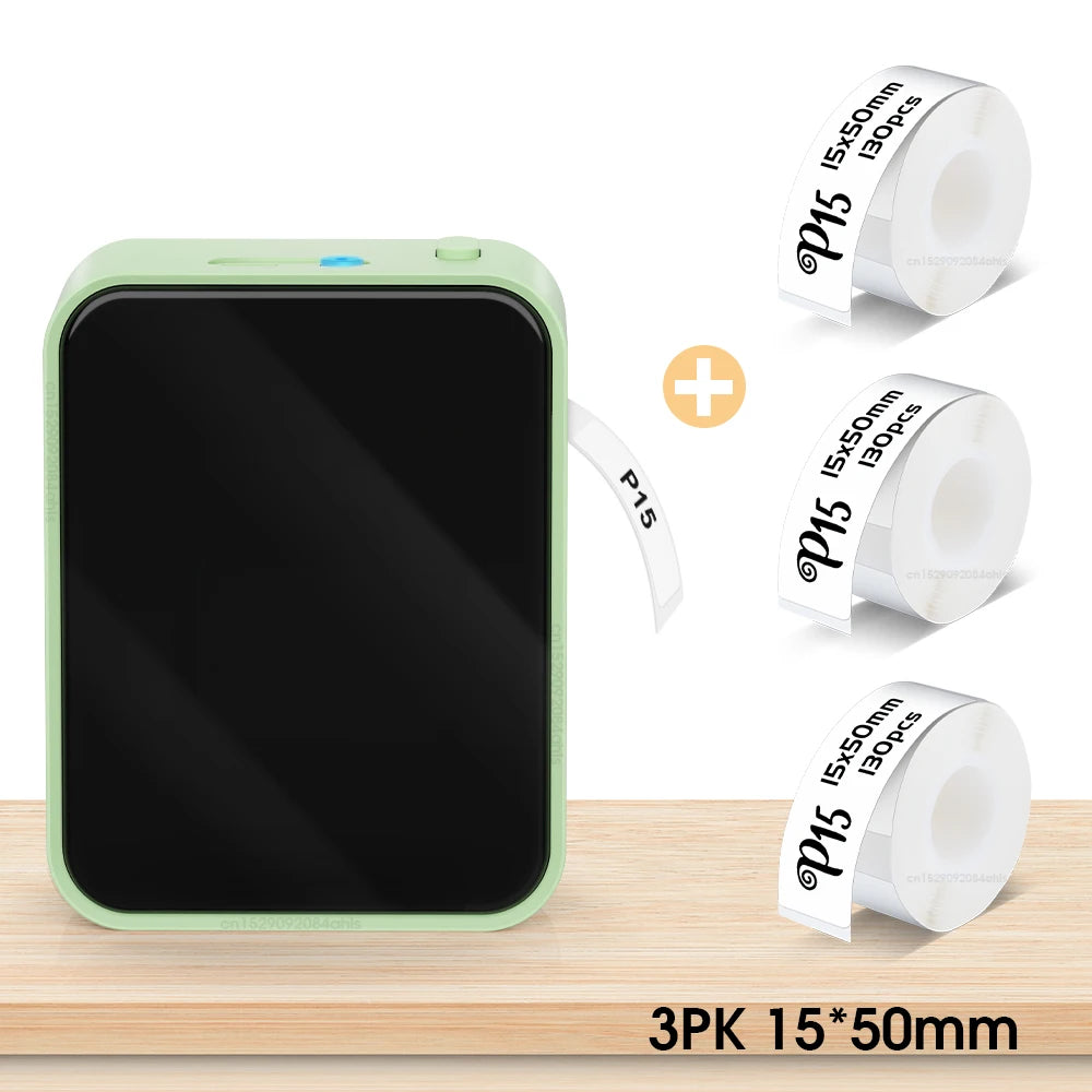 Marklife P15 Bluetooth Label Printer - Portable Inkless Sticker Maker
