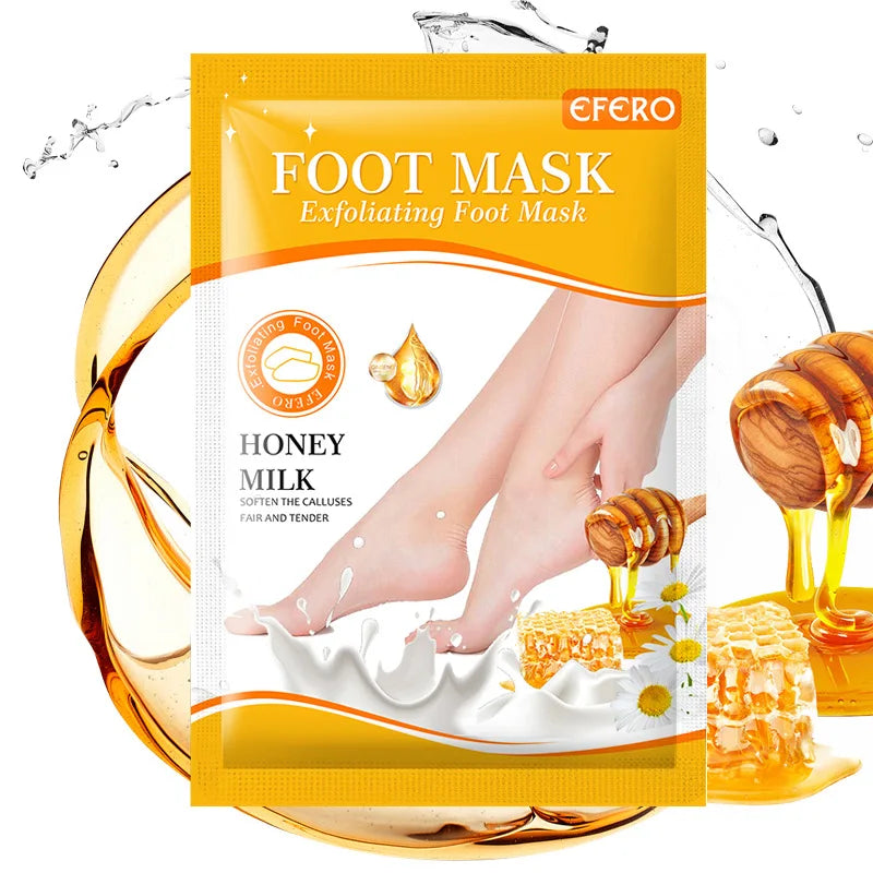 Exfoliating Foot Mask Socks - Lemon Foot Care Patch