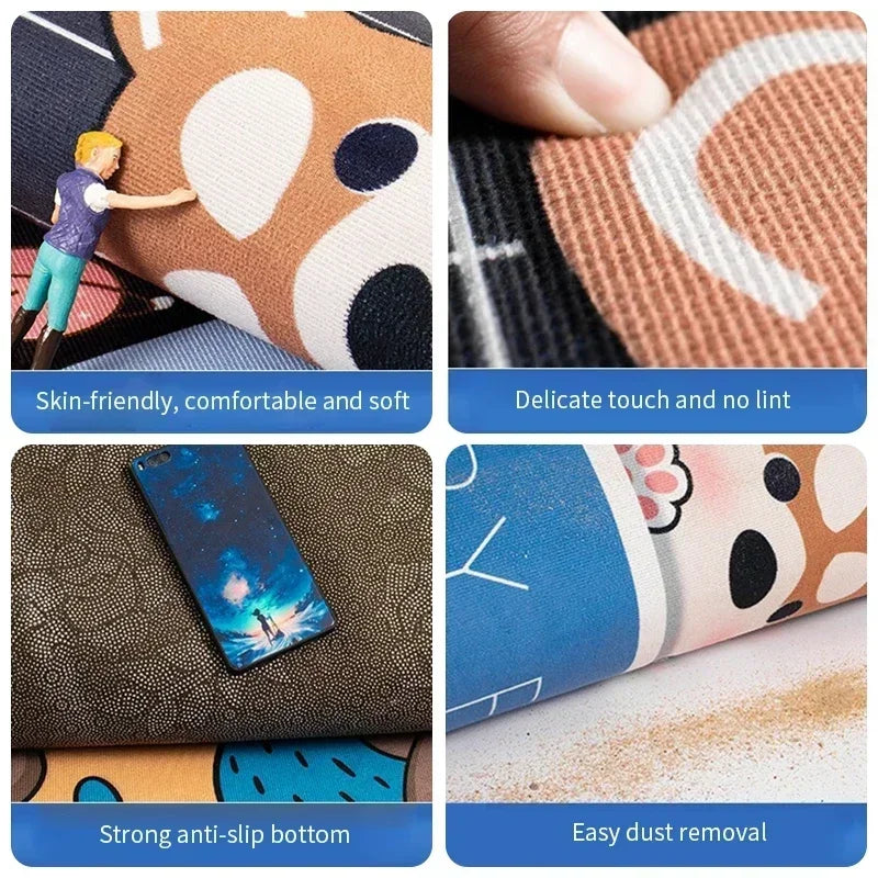 Absorbent Printed Dish Drying Mat for Kitchen Counters