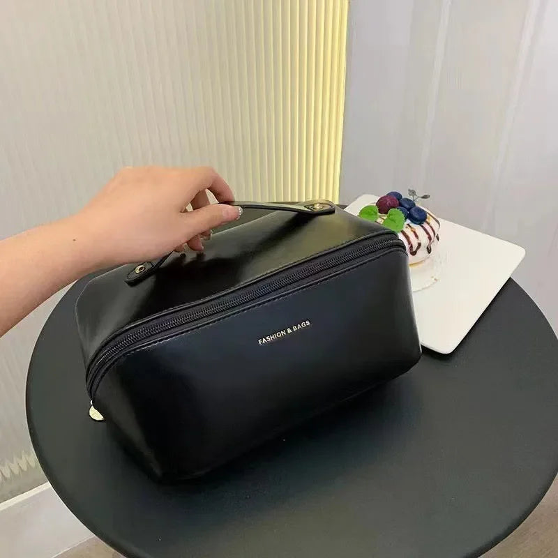 Travel Toiletry Storage Pouch - Zip Makeup Organizer Bag
