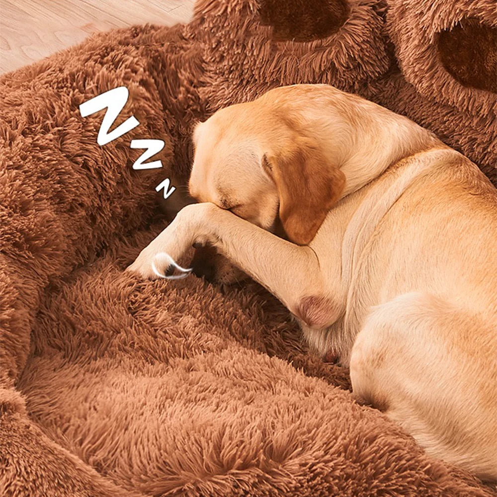 Breathable Plush Dog Sofa Bed for Small and Medium Pets