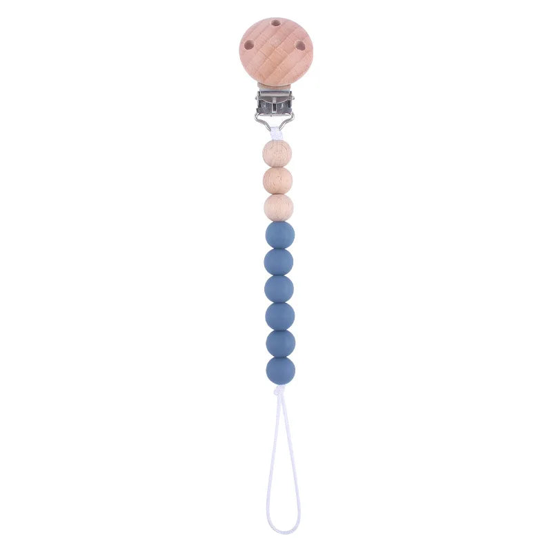 Silicone Pacifier Clip Chain - Anti-Drop Baby Soother Holder