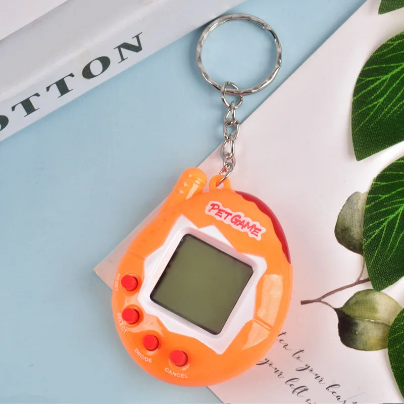 Transparent Virtual Pet Toy - 168-in-1 Nostalgic Digital Game