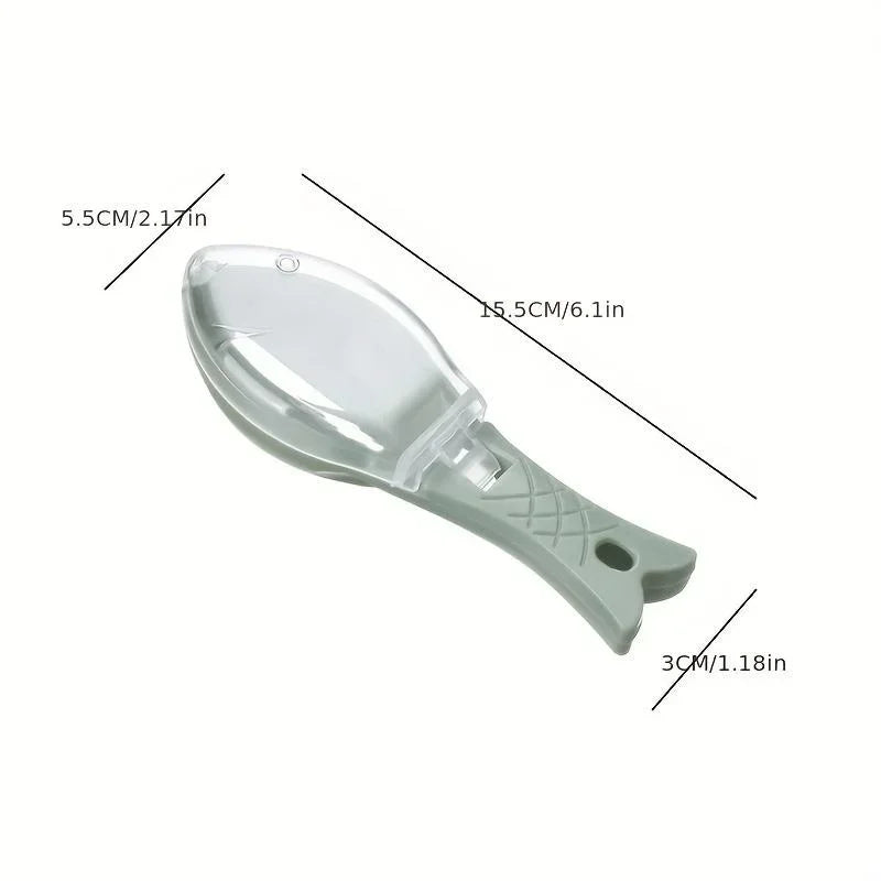 Fish Scale Scraper Cleaning Tool with Cover