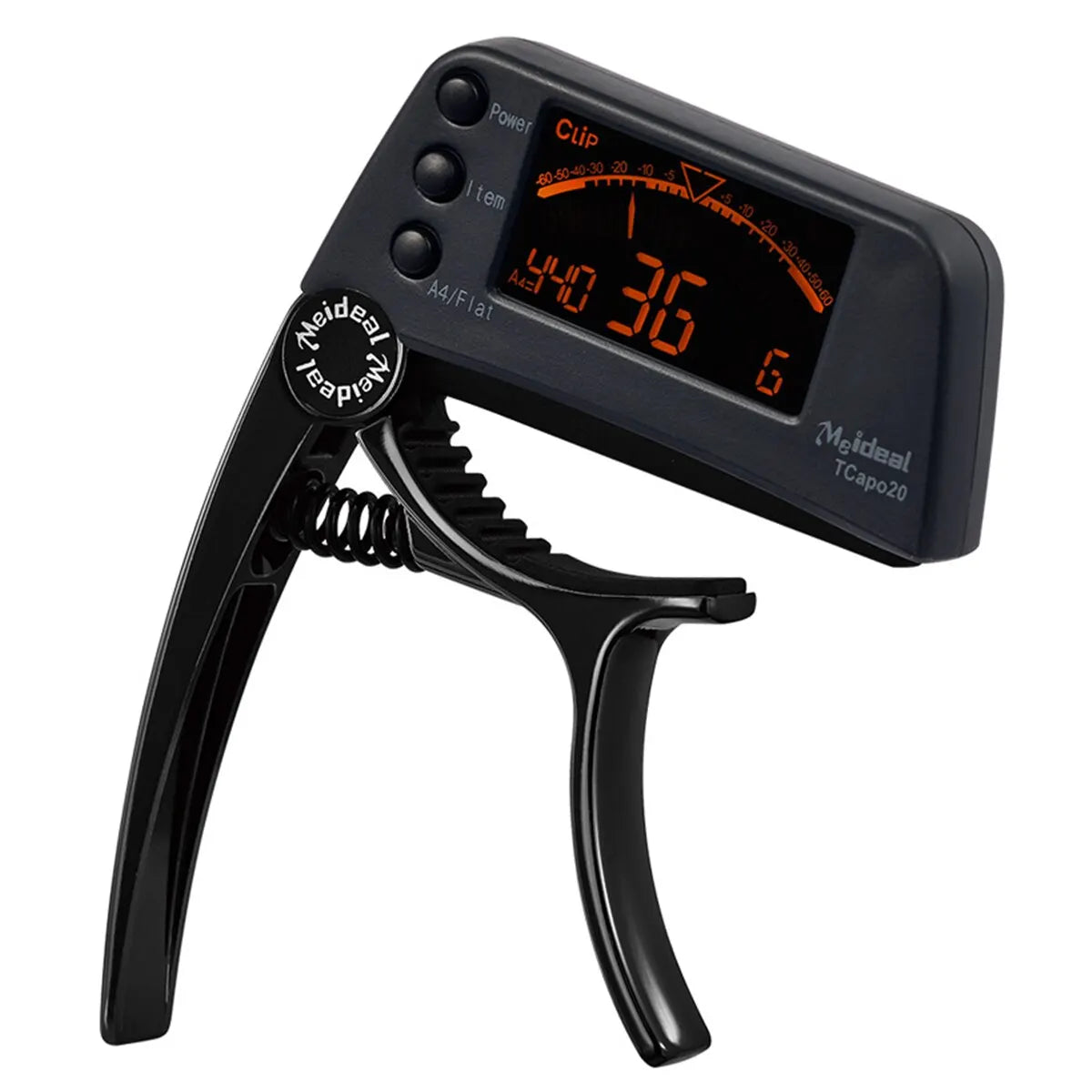 2-in-1 Guitar Tuner Capo - LED Display Accessory for Strings