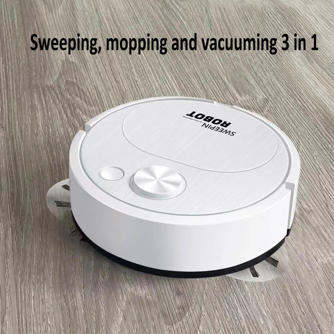 Smart USB 3-in-1 Robot Vacuum and Mop Cleaner