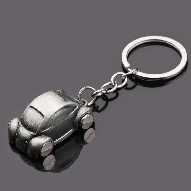 Gear Head Car Keychain with Speedbox Pendant Design