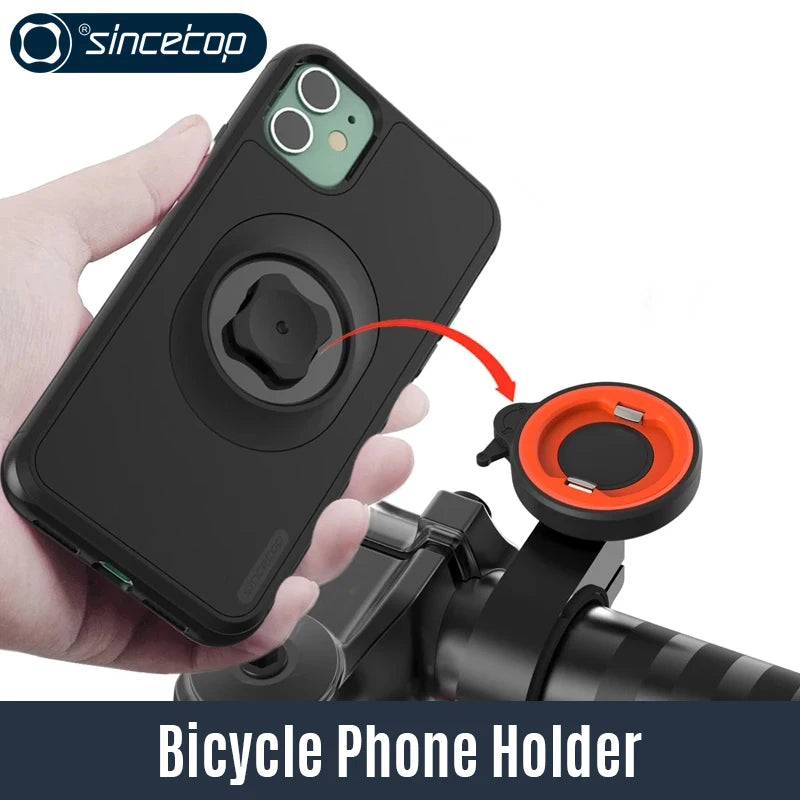 Shockproof Bike Phone Mount - Anti-Vibration Handlebar Holder