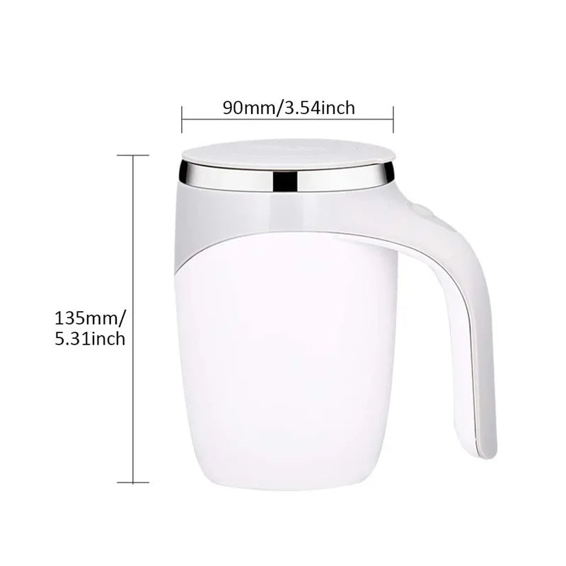 Rechargeable Automatic Stirring Coffee Mug with Lid