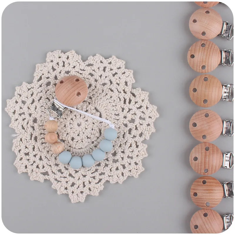 Silicone Pacifier Clip Chain - Anti-Drop Baby Soother Holder