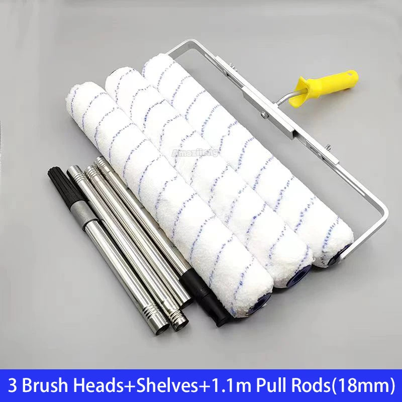 18-Inch Paint Roller Brush with 6mm/9mm Nap Options