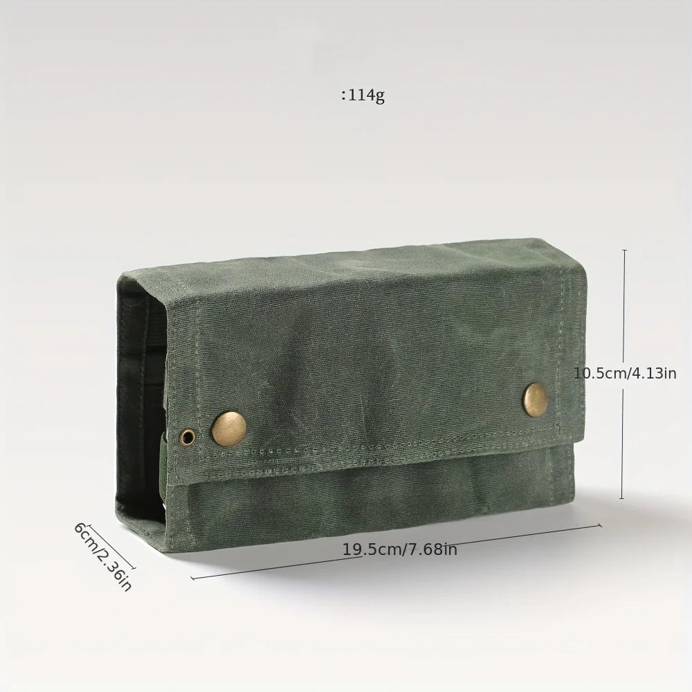 Waterproof Canvas Camping Spice Bottle Storage Bag