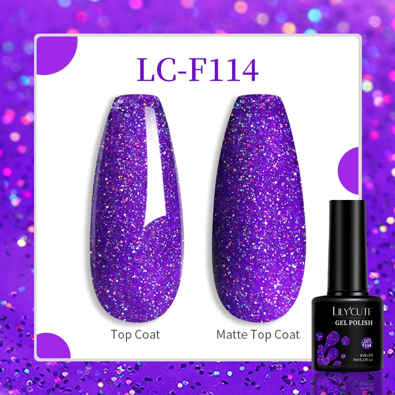 LILYCUTE 7ml Soak-Off UV Gel Nail Polish
