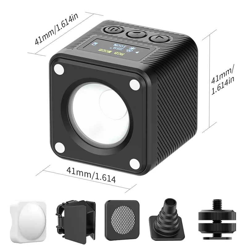 Ulanzi L2 RGB Mini COB Light - Magnetic Camera Video Light
