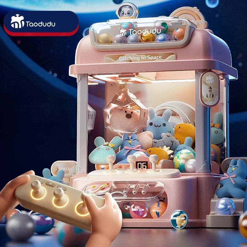 Mini Claw Crane Machine Toy - DIY Coin Operated Doll Game
