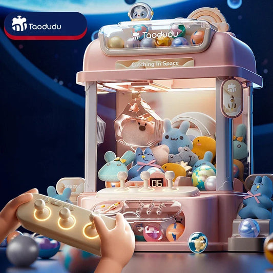 Mini Claw Crane Machine Toy - DIY Coin Operated Doll Game
