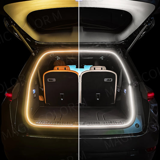 5M Flexible LED Car Trunk Light Strip - 12V White