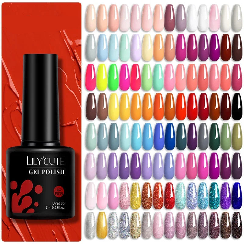 LILYCUTE 7ml Soak-Off UV Gel Nail Polish