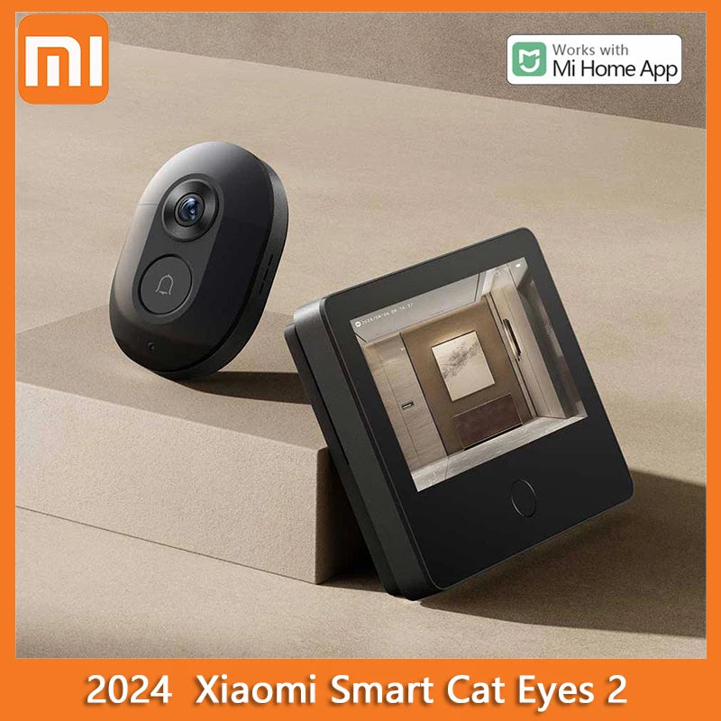 Xiaomi Smart Cat Eye 2 - 5-Inch WiFi Video Doorbell Peephole
