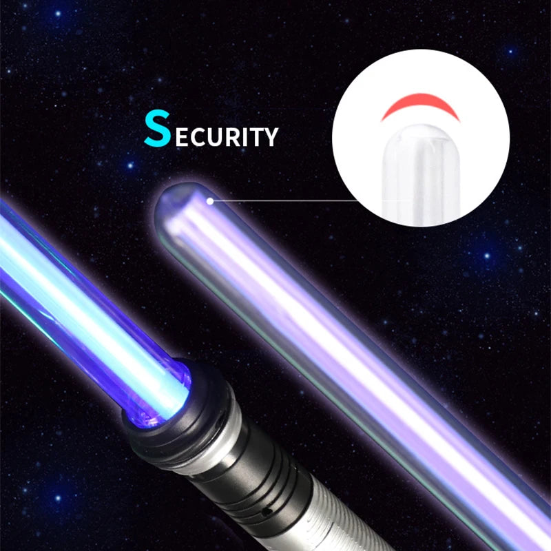 RGB Light Saber Toy - 7 Color Flashing Laser Sword Gift