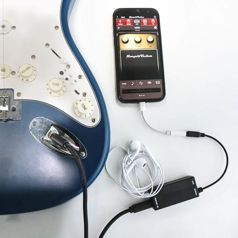 Lanlison Guitar Effects Interface Adapter for iPhone Recording
