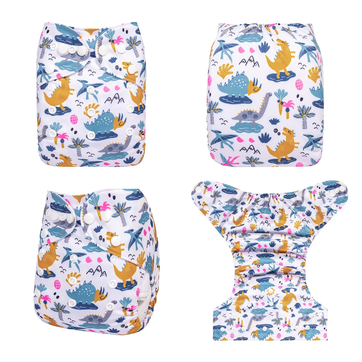 ALVABABY Adjustable Cloth Diaper Shell for 3-15kg Babies