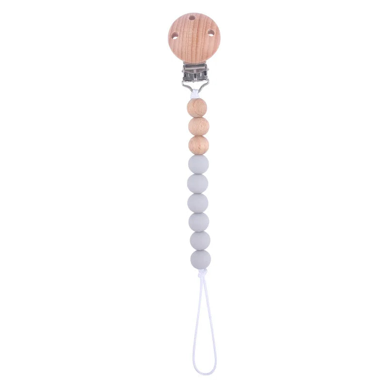 Silicone Pacifier Clip Chain - Anti-Drop Baby Soother Holder